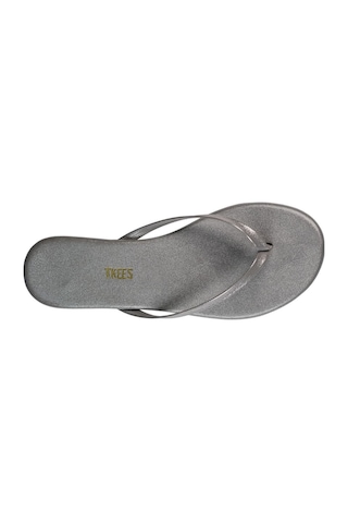 Tkees Kadın Parıltılı Silver Parmak Arası Terlik Parıltılı Silver Gümüş