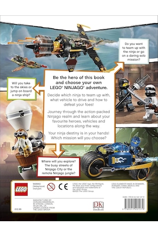 Lego Nınjago Choose Your Ninja Mission: With Nınjago Jay Minifigure