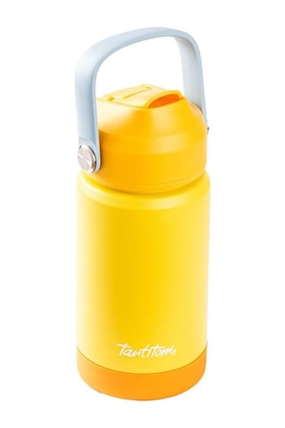 Tantitoni Tutamaçlı Sarı Paslanmaz Çelik Pipetli Termos 350ml Sarı