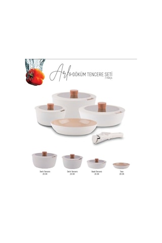 Arow Arlo Döküm 7 Prç Tencere Seti Dc1.tr-4263