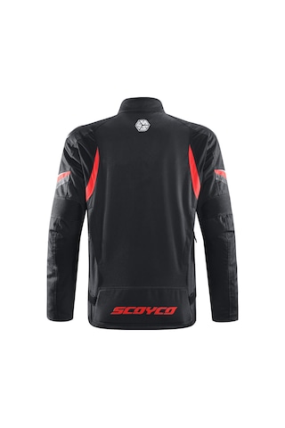 Scoyco JK176 - 4 Mevsim Mont Kırmızı Siyah