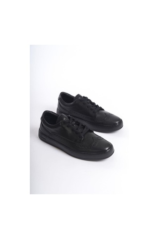 Mubiano Hakiki Deri Erkek Spor Ayakkabı & Sneaker Siyah -mbkryt015-s Siyah