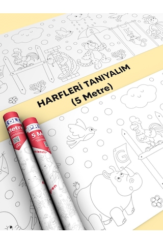 Harfler Boyama Kağıdı