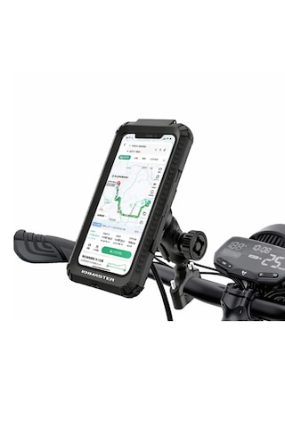 Knmaster Tt-950wuc Kablosuz Şarjlı Tüm Motosikletlere Uyumlu Kapalı Telefon Tutucu 1