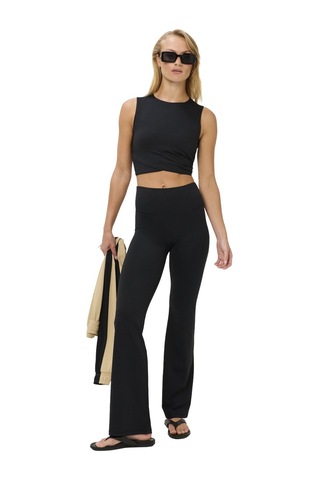Sweaty Betty Sweaty Betty All Day Cropped Wrap Kadın Tank Top Blk Siyah