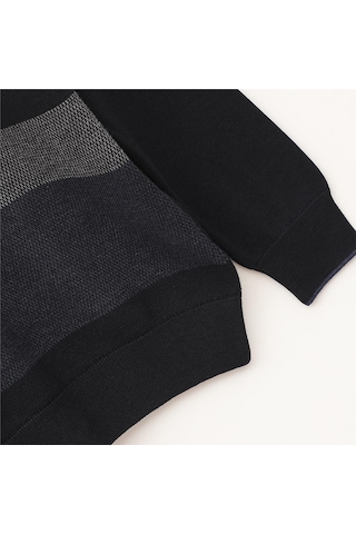 Dio Rise Erkek Şardonsuz Uzun Kol İnce Bisiklet Yaka Sweatshirt - 180981 - Koyu İndigo Koyu İndigo