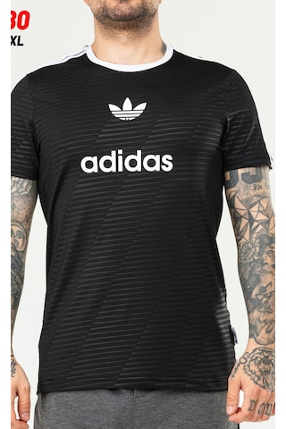 Adidas Ef-4380 Erkek Polyester T-shirt Siyah