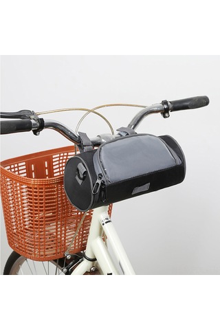 Padalink Bisiklet Çantası: 6.5" Ekranlı Su Geçirmez Tpu Telefon Tutucu, Çift Fermuarlı, Şok Emici Tasarım, Çıkarılabilir Kayış. Siyah