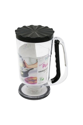 Hamur Porsiyonlayıcı - 1000 Ml Kapasiteli - Karıştırıcı - Plastik Waffle Aparatı Porsiyon Aleti Çok Renkli