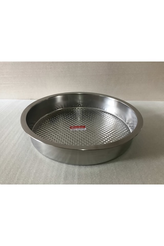 Çiğ Köfte Tepsisi - 2 Numara - Çelik Leğen Motifli - 41 CM