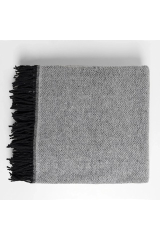 Shear Çift Kişilik Battaniye Gri 200x220 Cm Diğer