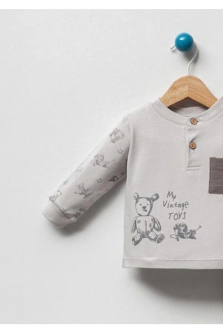 By Bubbles Toys Erkek Bebek 2'li Takım Gri