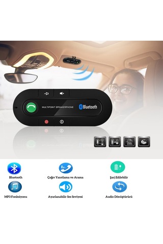 Kendinden Hoparlörlü Bluetooth Kit / Icca98