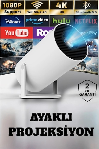 Hdmı Ve Full Hd Teknolojili 160 Ansı Lümen Kablosuz Projeksiyon Yeni Nesil