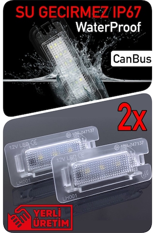 Volkswagen Vw Jetta 4 Mk6 2010-2018 Canbus Led Plaka Aydınlatma Ledi Lambası