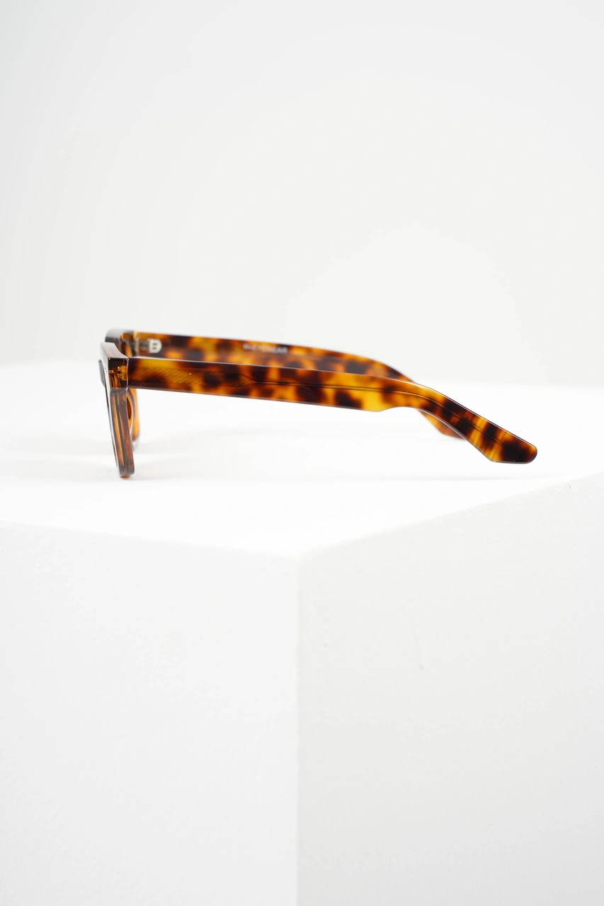 Royal Eyewear Re31105 Leopar Polarıze Güneş Gözlüğü Siyah - Mavi