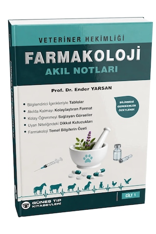 Veteriner Hekimliği Farmakoloji Akıl Notları