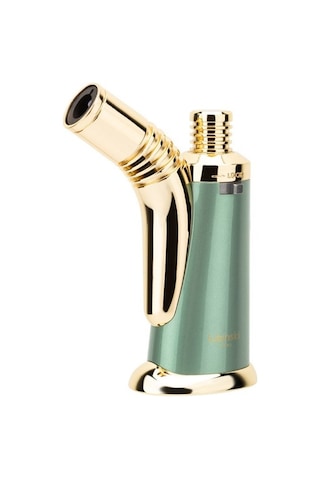 Lubinski Retro Tek Torch Masa Tipi Puro Çakmağı Yeşil Lb-196