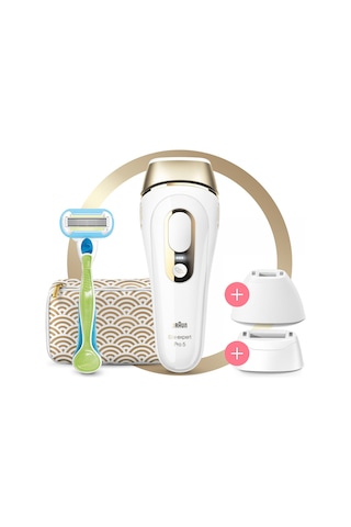 Braun Silk Expert Pro5 PL5237 Yeni Nesil IPL 2 Başlıklı Lazer Epilasyon Cihazı