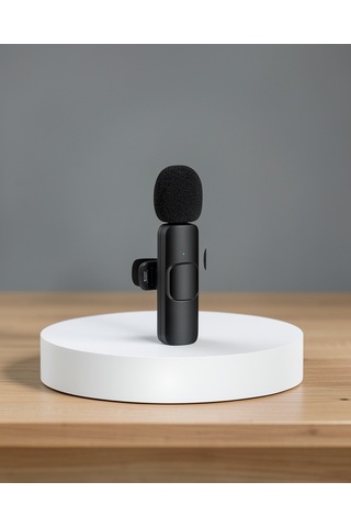 Kablosuz Yaka Mikrofonu, 2'li, Apple iPhone Uyumlu, Profesyonel Video Ses