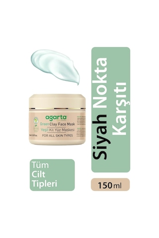 Yeşil Kil Yüz Maskesi 150 Ml
