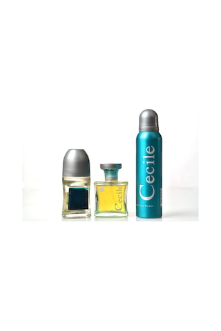 Cecile İris Kadın Parfüm EDT 100 ML + Deodorant 150 ML + Roll On 50 ML