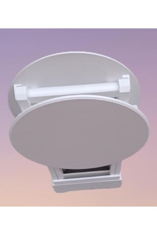 Çanta Zigon Sehpa Oval Model İkili Takım Ahşap Mdf Beyaz Renk Uyumu El Yapımı
