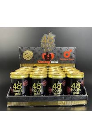 48 Hours Gold Ginseng İçecek Teneke 150 Ml 12 Adet