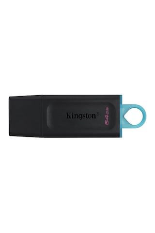 Kingston Dtx-64gb 64gb Usb3.2 Gen 1 Datatraveler Exodia Black + Teal Flash Bellek