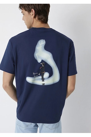 Mavi M0613450-70497 Mavi Harry Potter Baskılı T-shirt Erkek Tişort Lacivert