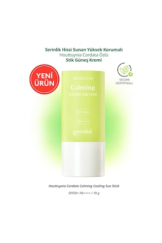 Serinletici Stik Güneş Kremi Goodal Houttuynia Cordata Calming Cooling Sun Stick Spf50+ Pa++++