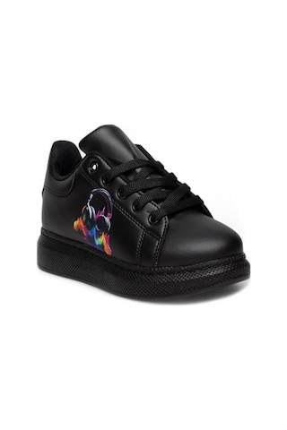 Celira Mdl Siyah Günlük Kız Çocuk Sneaker Spor Ayakkabı Siyah
