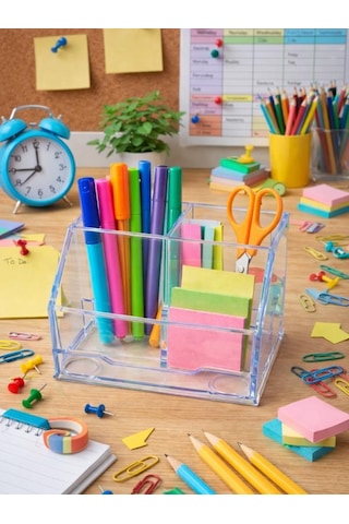 Ark Neoclear Şeffaf Organizer 2031 Şeffaf - Turuncu