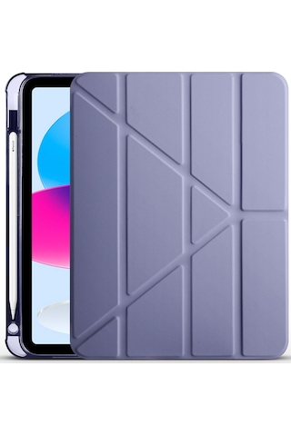 Teleplus Samsung Galaxy Uyumlu Tab S7 Plus T970 Kılıf Trifolding Standlı Kalemlikli Kapak Rd1 Kapaklı Kılıf