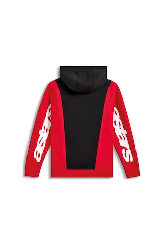 Alpinestars Ignite Hoodie Kapüşonlu Sweatshirt Siyah Kırmızı Çok Renkli