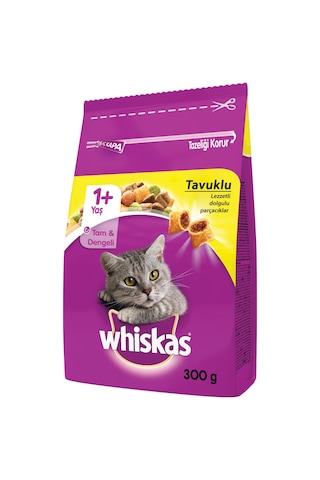 Whiskas Tavuklu ve Sebzeli Yetişkin Kedi Maması 300 G
