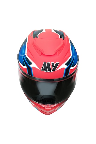 My Helmets Mks002-rbw Güneş Vizörlü Şeffaf Çene Açılır Motosiklet Kaskı