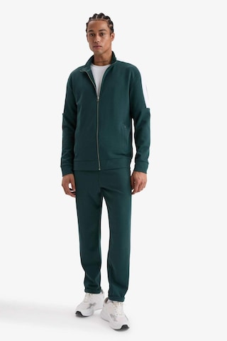 Defacto Defactofit Standart Fit Dik Yaka Fermuarlı Hırka F0207ax25augn536 Yeşil