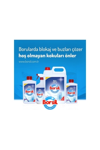 Lavabo Boru Temizleyici Jel 5 L