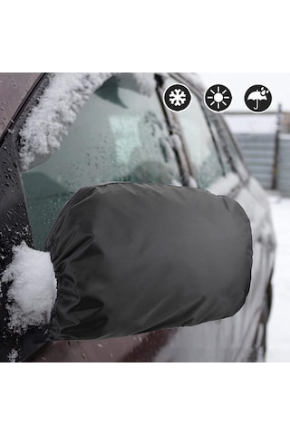 Trendooze Homyl 2 Adet Araç Yan Görüş Aynası Kapakları Oxford Kumaş Kaplama Seti