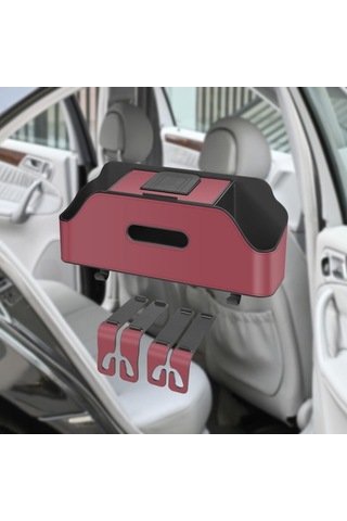 Trendooze Homyl Araba Arka Koltuk Koyu Kırmızı Organizatörü
