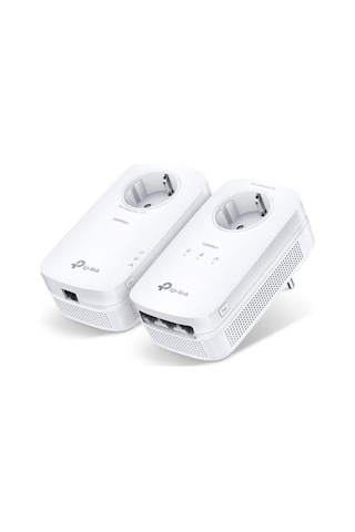 Tp-link Tl-pa8033p Kıt Powerline Adaptör Priz Soketli Av1300 Kolay Kurulum 3 Gigabit Port