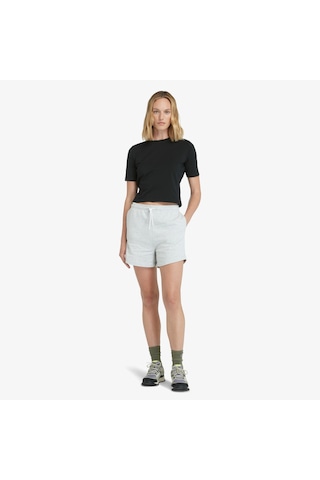 Timberland Loop Back Kadın Gri Şort Düz Tb0a5nz6ek31 11190430
