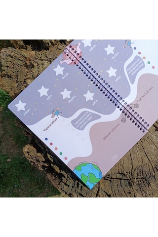 Çocuklar Için Namaz Yolculuğum Defteri Sticker Ve Dua Kartı Hed
