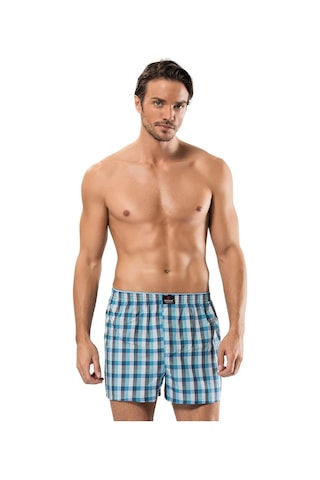 Erdem Erkek Poplin Desenli Boxer 1440 - 3 Adet 001