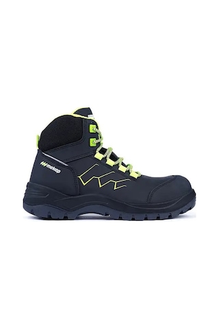 Mekap Pro Policap Energy S3 Fiberglass Burunlu İş Güvenliği Botu - Suya Dayanıklı Metal-free Koruyuc Siyah