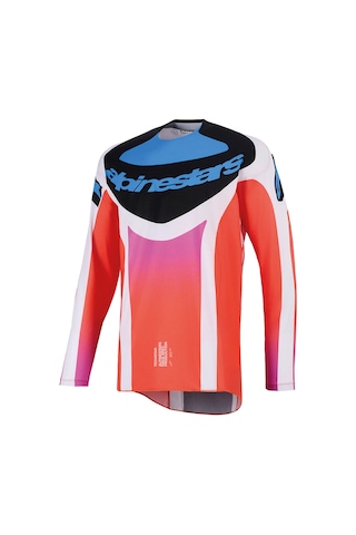 Alpinestars Techstar Knif Off-road Motosiklet Jerseyi Gri Siyah Oranj