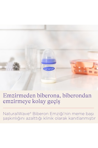 Lansinoh Natural Wave 160 ML Cam Biberon