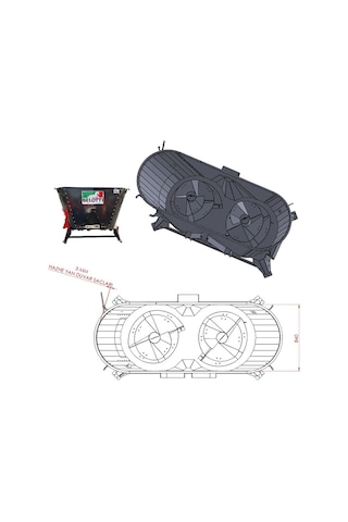 Belotti Karmator Elektrikli Yem Karma Makinesi 220 Volt-2 M³