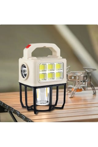 Pasajdanal Usb Çıkış Ultra Güçlü Ledli Şarjlı Fener Işıldak Karışık Çok Renkli